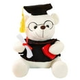 thumbnail image 1 of ToysYGift Graduation Bear 8.5" Graduation Plush Bear, Stuffed Animal Bear with Glasses, Grad Cap, Diploma and Props Graduation Gift, Brown, 1 of 8