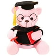 thumbnail image 1 of ToysYGift Graduation Bear 8.5" Graduation Plush Bear, Stuffed Animal Bear with Glasses, Grad Cap, Diploma and Props Graduation Gift, Brown, 1 of 6