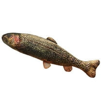 ToysYGift Simulation Fish Plush Toy Pillow Soft Fish Cushion Pillow Stuffed Animal Toy for Cat Pets or Kids Birthday Christmas Gifts