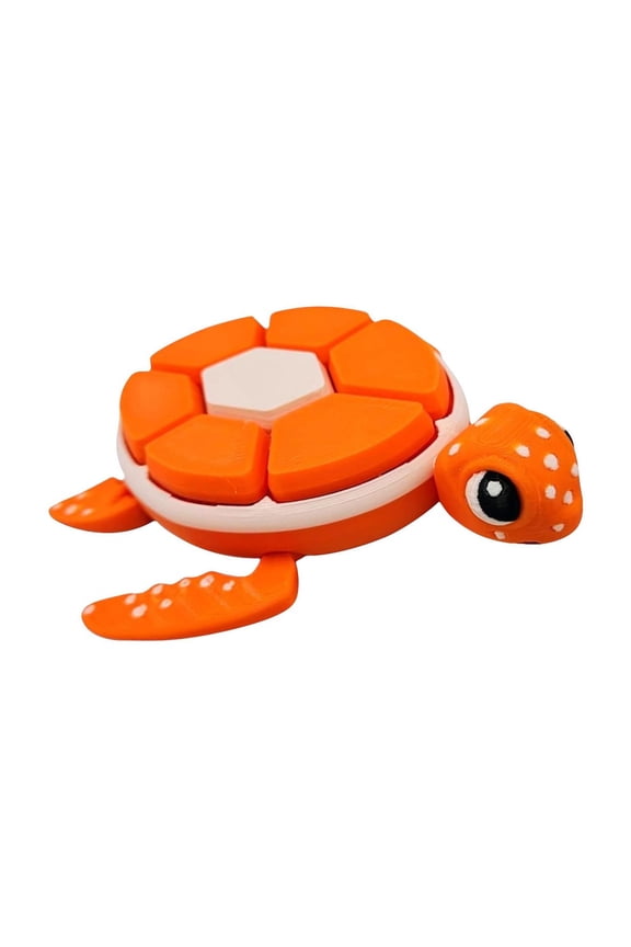 Turtle Fidget Toys, Fruit Series Desktop and Keychains - Sensory Figures, Mechanical Keys - Autism, ADHD, Stress, Anxiety Relief