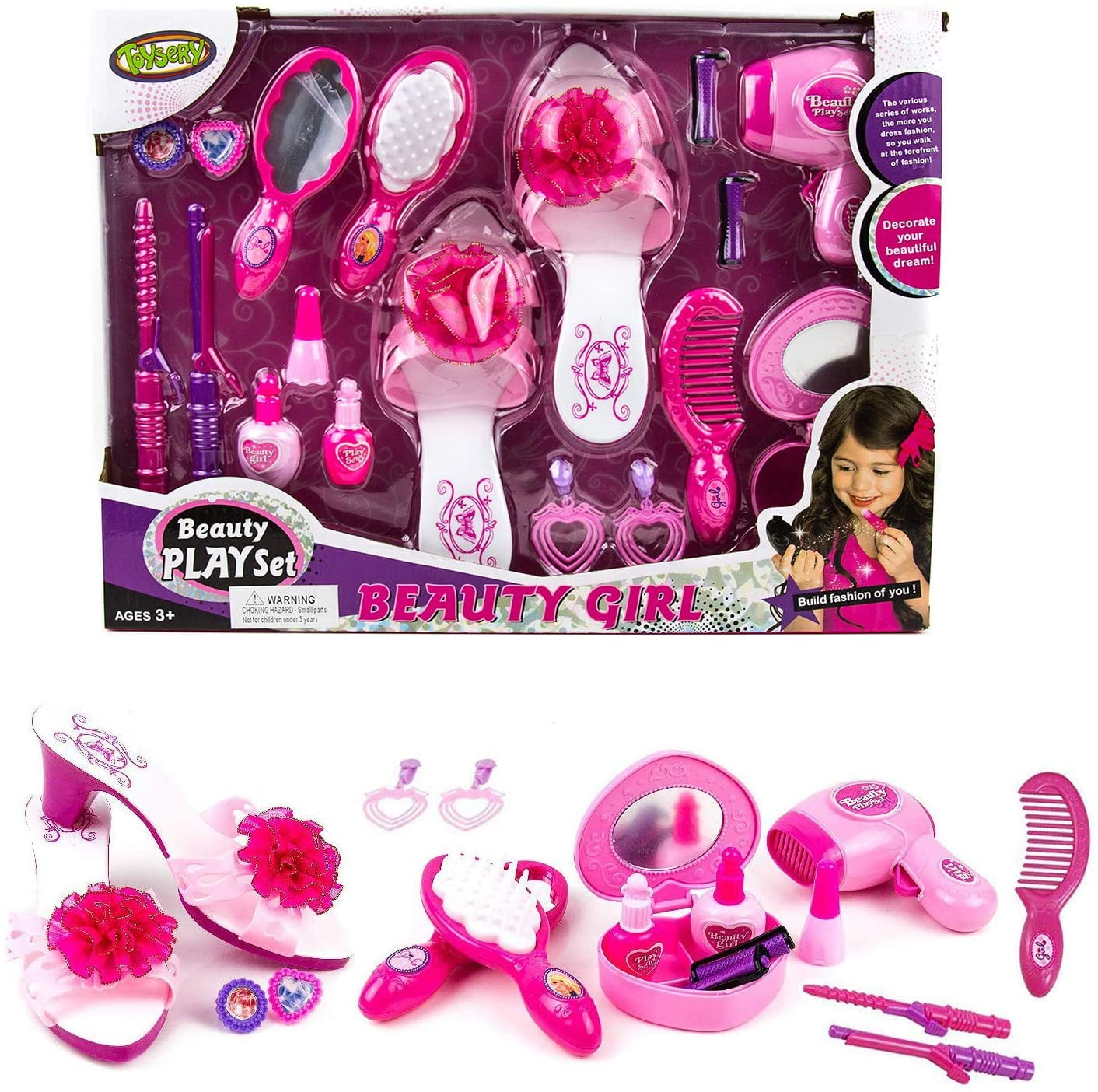 The New York Doll Collection Washable Makeup Set for Dolls and Kids