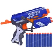 Toyshine Foam Blaster Gun Toy, Safe and Long Range, 10 Bullets - Multicolor