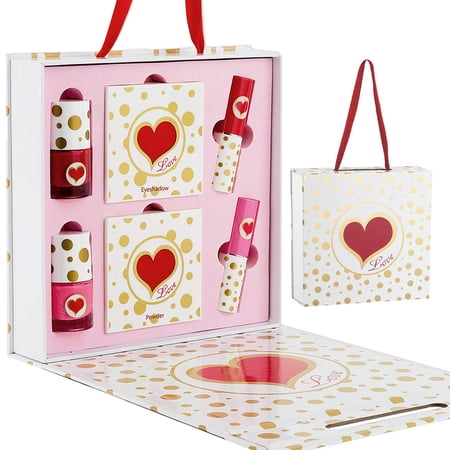 Toysical Makeup Kits for Teens - “LOVE” Make Up Gift Set for Young Teens or Girls - Includes Eyeshadow Palette with Ultimate Color Combinations - Full Starter Kit for Beginners