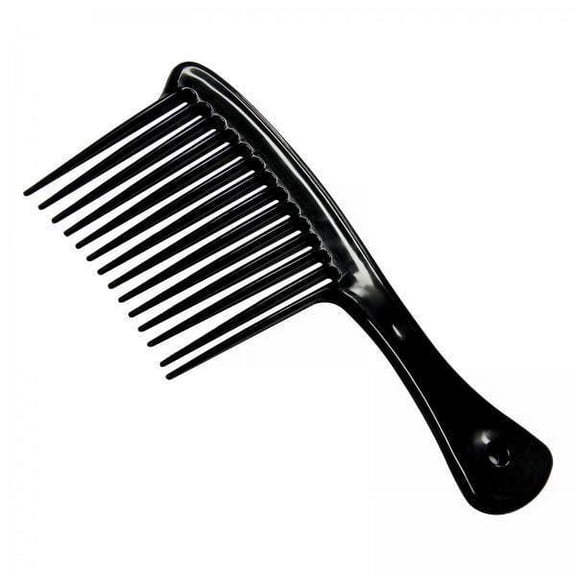Stgfyxgs 2xHair Comb Large Handle Styling Comb Hair Styling Tool for Thick Long Hair Curly , Black, 4 Pcs