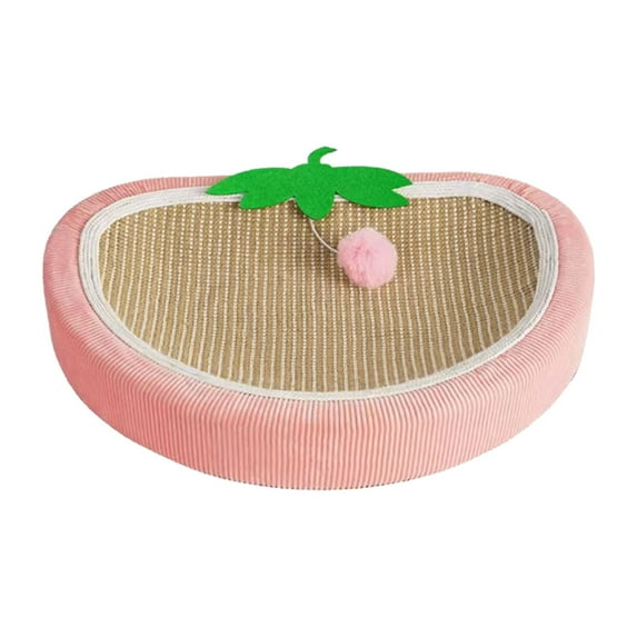 Toysmith Cat Scratching Bed with Interactive Toy Ball, Cat Scratching Cushion, Cat Sleeping Bed for Resting Small, Medium And Large Cats And Kittens