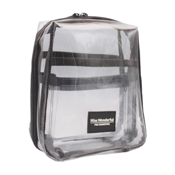 Stgfyxgs Clear Toiletry Bag Makeup Bag Waterproof Reusable with Zipper Versatile