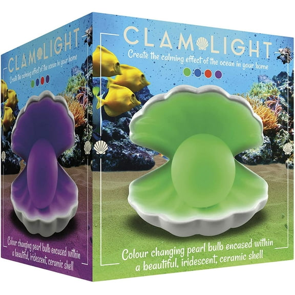 Toysmith Color Changing Led Light Pearl in Ceramic Clam Shell