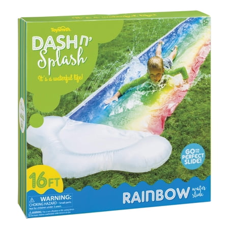 Toysmith Dash N' Splash 16' Rainbow Water Slide