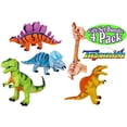 thumbnail image 1 of Toysmith Dinosaur Squishimals Blue, Green, Orange & Yellow Complete Gift Set Bundle - 4 Pack, 1 of 1