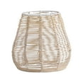 thumbnail image 1 of Stgfyxgs Hanging Lamp Shade Weave Rattan Lampshade Decor Handmade Rattan Weave Retro Chandelier Light Cover for Dining Room Restaurant B, 1 of 9