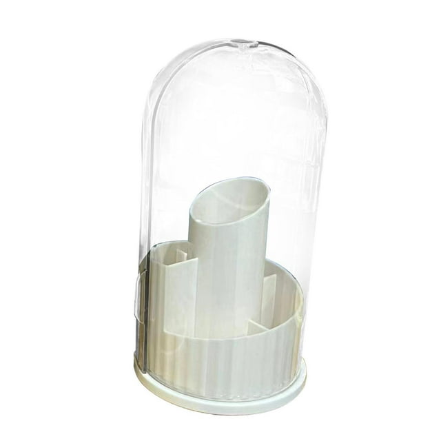 Stgfyxgs Makeup Brush Organizer 360 Rotating Eye Shadow Storage Box for