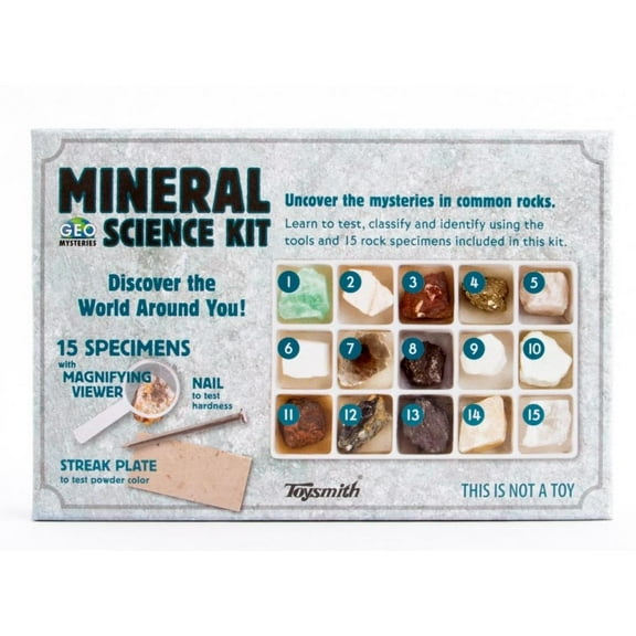 Toysmith Mineral Science Kit, Children 8+ years