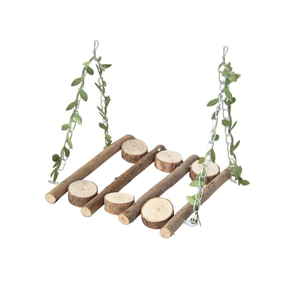 Stgfyxgs Parrots Playground Wooden Play Stands Wood Perch Climbing Platform Bird Perch Play Birds Hanging Toys for Lovebirds Cockatiels