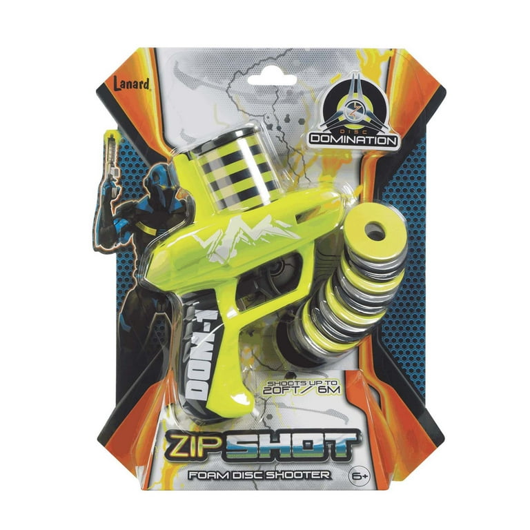 Toysmith Zip Shot Foam Disc Shooter - Shoots 25 Feet - Walmart.com
