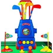 Toyvelt 2021 Edition Kids Golf Club Set with Golf Cart