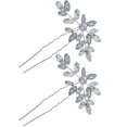 thumbnail image 1 of Toyvian 1 Pair U-Shaped Hair Forks for Women, Decorative Rhinestone Hairpins, Hair Accessories, 1 of 7