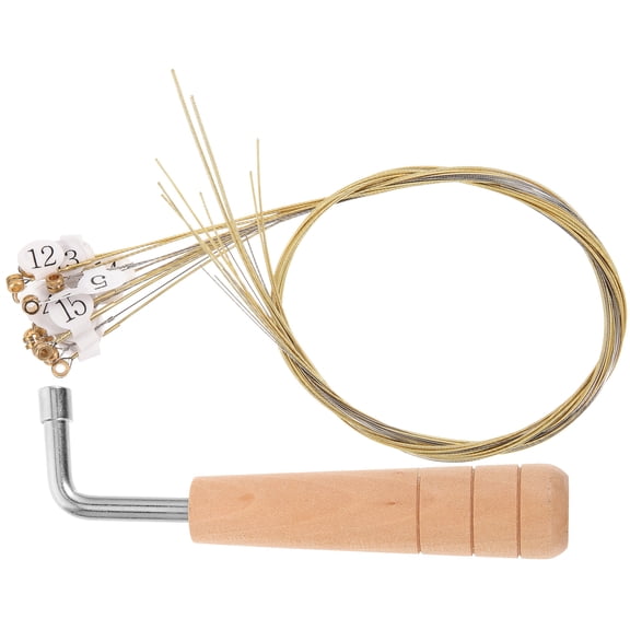 Toyvian Metal Lyre Kit Assorted Color for Classical Lyre 1Set