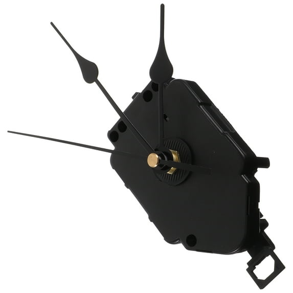 Toyvian Battery Operated Clock Mechanism Black Plastic Quiet Accurate 1Set