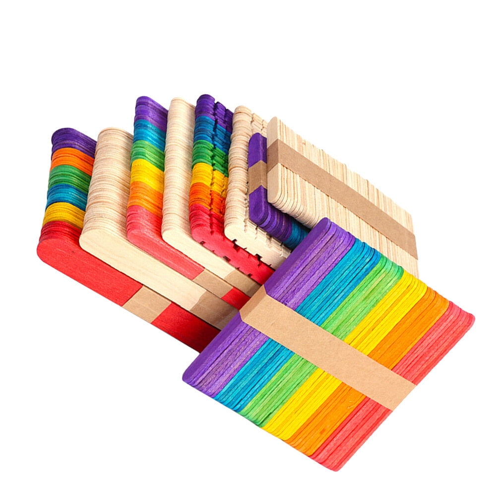 Toyvian 1 Set Crafting Sticks Assorted Color for Kids Educational Use ...