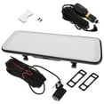 thumbnail image 1 of Toyvian Backup Camera System for Car with 1080P Front and Rear Cameras and Monitor, Black, 1 Set, 1 of 8