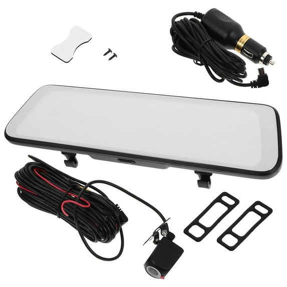 Toyvian Backup Camera System for Car with 1080P Front and Rear Cameras and Monitor, Black, 1 Set