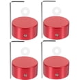 thumbnail image 1 of Toyvian Metal Guitar Effect Pedal Footswitch Cap Red Topper Guitar Accessory Set of 1, 1 of 6