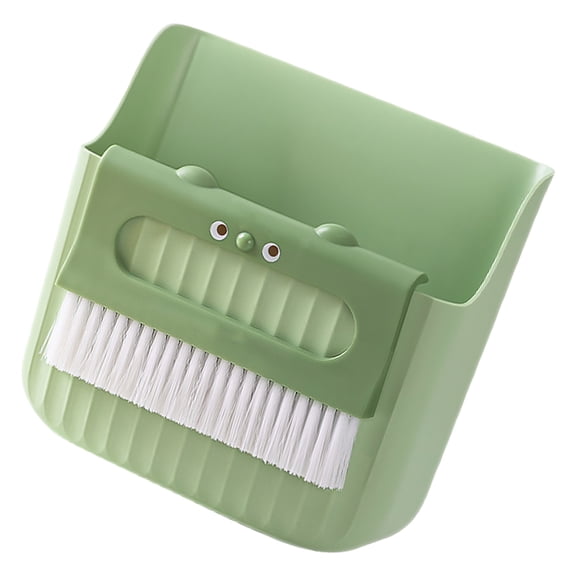 Toyvian 1Set Multi Function Small Broom and Dustpan Set for Keyboard and Camera Cleaning