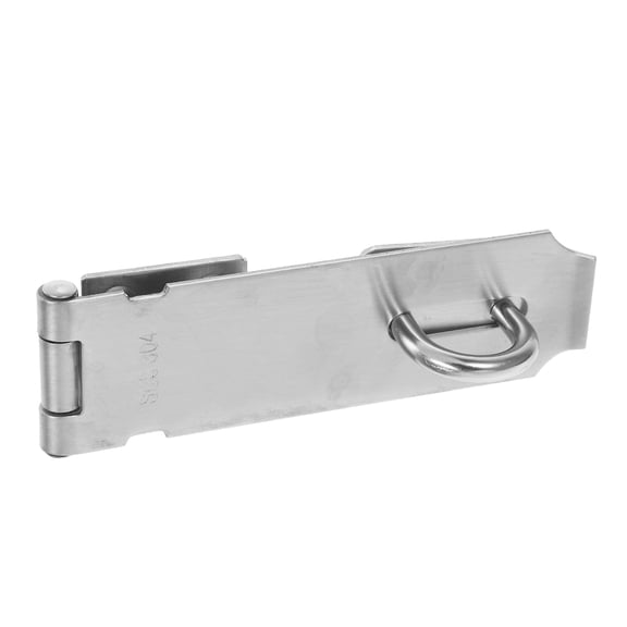 Toyvian 1 Set Door Latch Hasp Security Lock for Homeowners in Silver Color