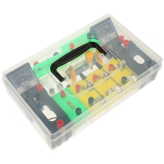 Toyvian 1Set Transparent Physics Experiment Equipment for Lab Use Durable Electricity Kit