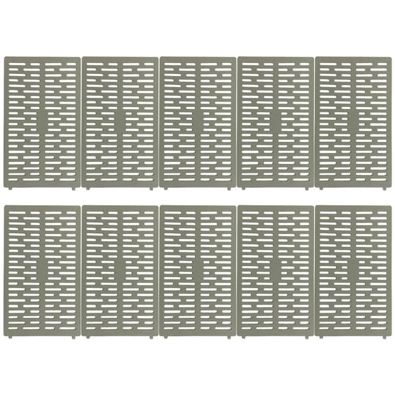 Toyvian 1Set Grey Plastic Plant Protective Cover Tree Trunk Guard for Garden and Outdoor Use