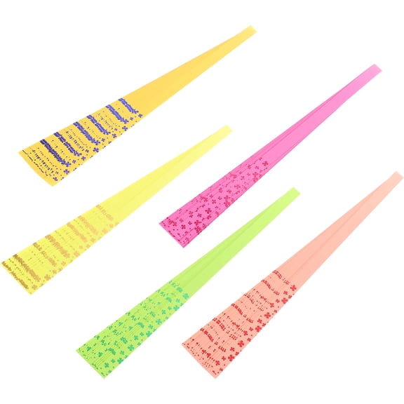 Toyvian Star p Paper Assorted Color 10 Sets