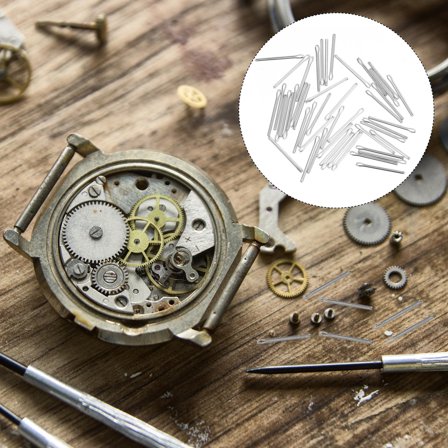 1000Pcs Watchband Splits Cotter Pin Stainless Steel with Smooth Burr Free Finish