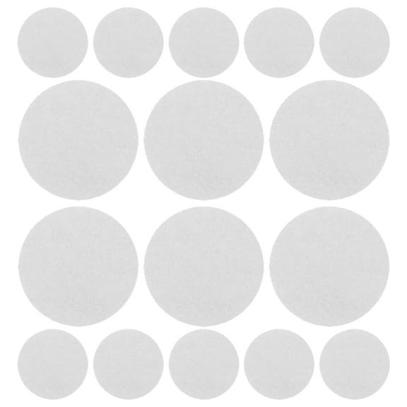 Toyvian 100Pcs Round Aroma Diffuser Pads Cotton White for Perfume Diffusion