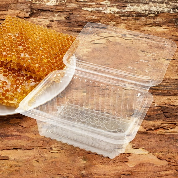 Toyvian Honey Keeper Box with Lid Inspired Design Stable Storage 10Pcs