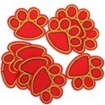 thumbnail image 1 of Toyvian Red Embroidered Dog Paw Patches for Clothes Jackets Bags Decor Premium Cloth, 1 of 5