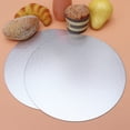 thumbnail image 1 of Toyvian 10Pcs Silver Round Cake Serving Base with Decorative Aluminum Foil for Parties, 1 of 8