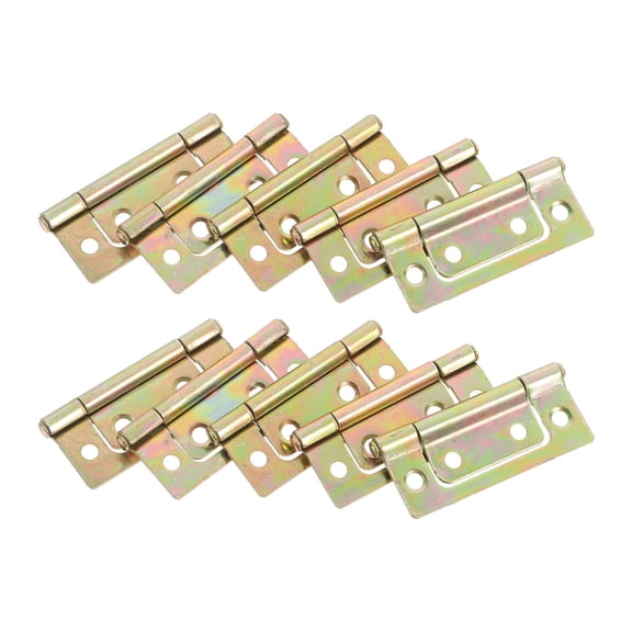 Toyvian 10Pcs Metal Cabinet Door Hinges Replacement Folding Photo Frame Hinges with Modern Minimalist Design for Home