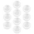 thumbnail image 1 of Toyvian 10pcs White Plastic Flat Globe Shade Covers for Home LED Bulbs with Diffusion Design, 1 of 7