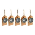 thumbnail image 1 of Toyvian Portable Compass Assorted Color Metal Pendant for Wedding and Keychain 12Pcs, 1 of 8