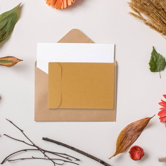 Toyvian 15Pcs Multi Use Paper Envelope Box for Greeting Card Storage Assorted Color