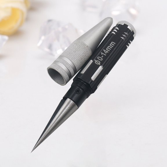 Toyvian 1Pc Rc Car Reamer Drill with 0 to 14Mm Hole Opener Steel Tool for Model Car Shell Expansion