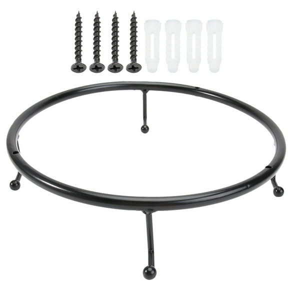 Toyvian Black Round Cup Rack for Kitchen Coffee Mug Storage with Water Drainage and Space-Saving Design