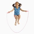 Toyvian 1Pc Pink Adjustable Jump Rope with Wooden Handles for Fitness ...