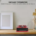 thumbnail image 1 of Toyvian 1Pc Vintage Red Iron Art Typewriter Model Retro Manual Printer Home Decor, 1 of 8