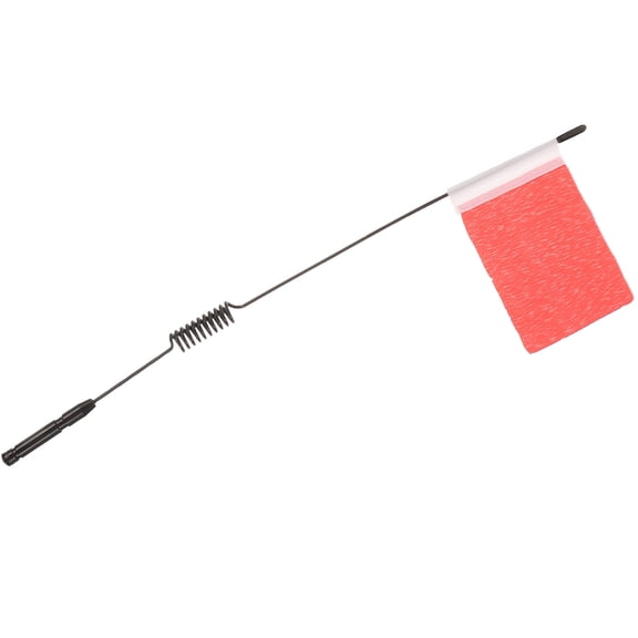 Toyvian Red Metal RC Car Antenna Flag for Model Crawlers - and Stylish Decorative Accessory for Remote Control Vehicles