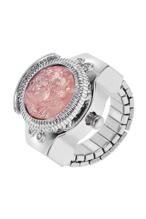 1pc Stylish Womens Jewelry Watch Decorative Finger Timepiece Comfortable Durable Fashion Accessory