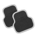 thumbnail image 1 of Toyvian 2-Piece Grey Rear Automotive Floor Mats with Minimalist Design for Car Seat and Easy Cleaning, 1 of 8