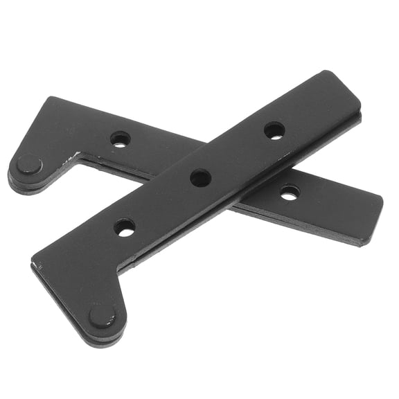 Toyvian 2-Pack Heavy Duty Stainless Steel Kitchen Cabinet Hinges Hardware for Doors and Cupboards