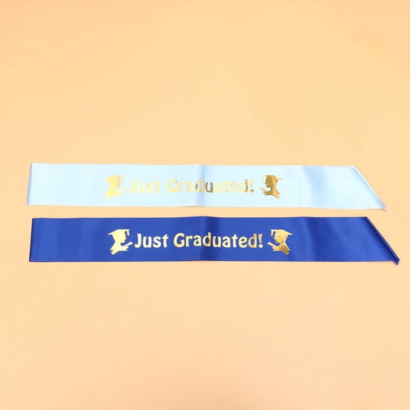 Toyvian Graduation Sash Comfortable Cloth Party Accessory for Graduation Ceremonies, One Size Fits Most Graduates