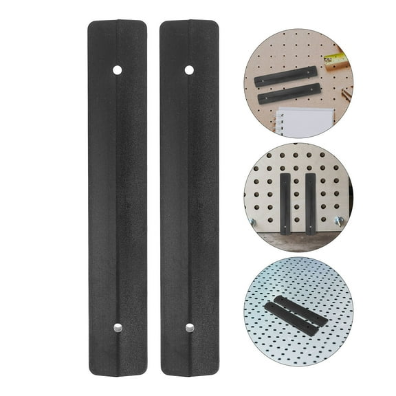 Toyvian 2-Pack Heavy Duty Plastic Pegboard Hooks for Garage Wall Storage, Tool Hangers and Organizers